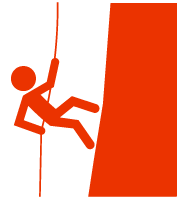 Tenacity of a climber